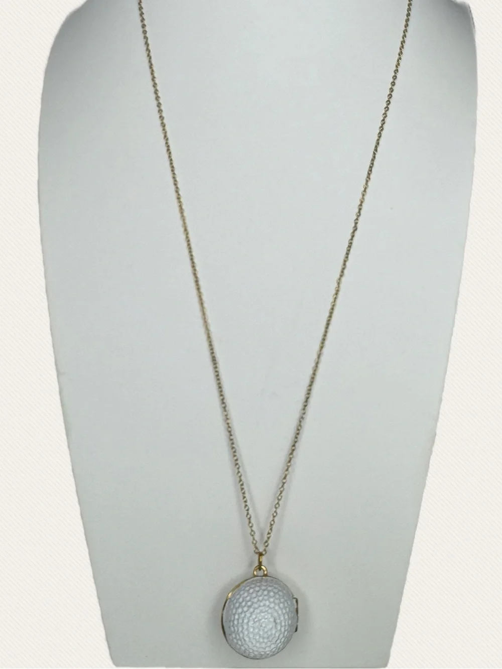Kate Spade Golfball Golf Ball Y2K Vintage Locket Necklace